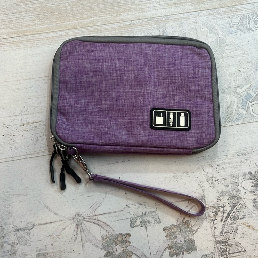 Electronics Organization Bag Purple